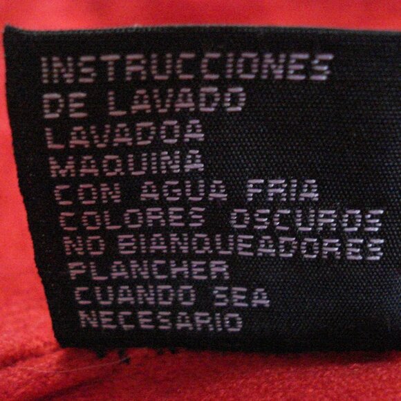 Solid Cable Knit Red Cardigan. Casual Open Front Long Sleeve. 2 Side Pockets - Picture 11 of 11